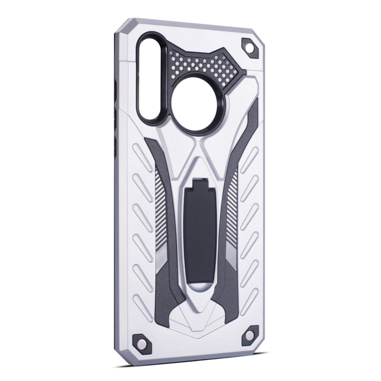 Shockproof TPU + PC Protective Case with Holder For Huawei Nova 4