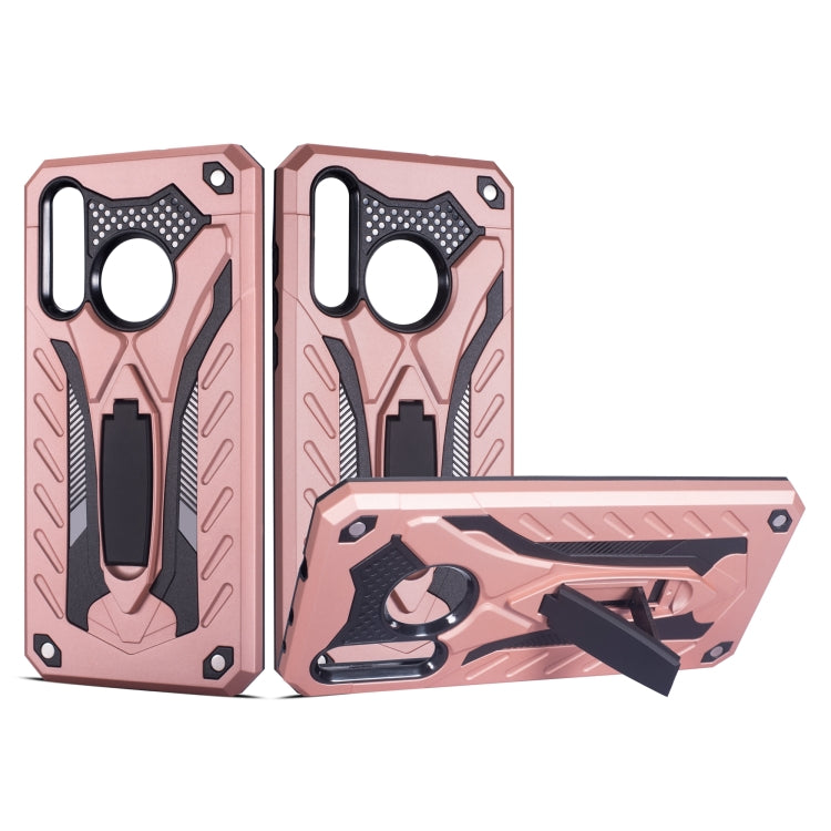 Shockproof TPU + PC Protective Case with Holder For Huawei Nova 4