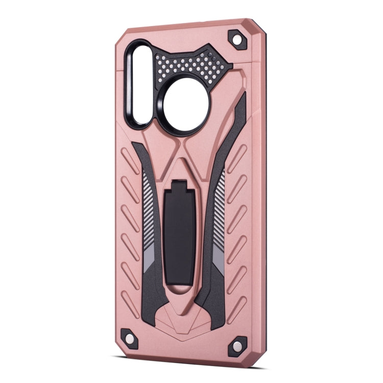 Shockproof TPU + PC Protective Case with Holder For Huawei Nova 4