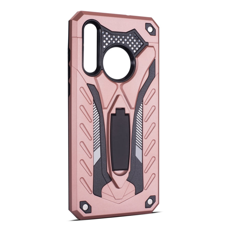 Shockproof TPU + PC Protective Case with Holder For Huawei Nova 4