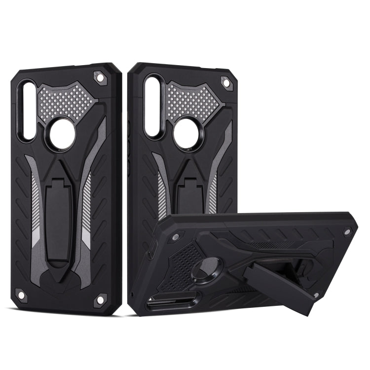 Shockproof TPU + PC Protective Case with Holder For Huawei Y9 Prime (2019)