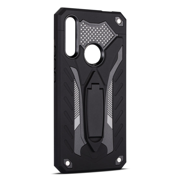 Shockproof TPU + PC Protective Case with Holder For Huawei Y9 Prime (2019)