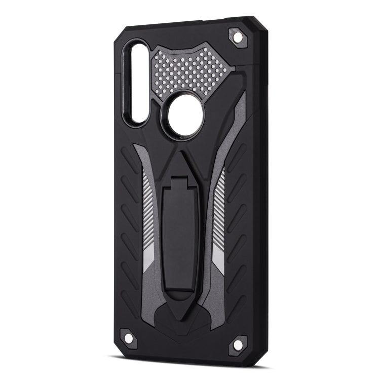 Shockproof TPU + PC Protective Case with Holder For Huawei Y9 Prime (2019)