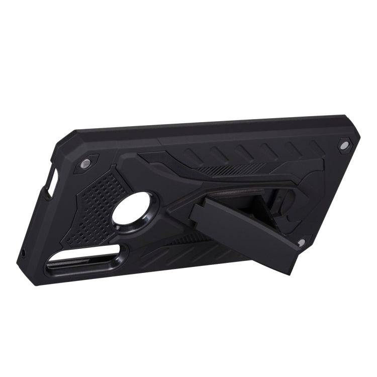 Shockproof TPU + PC Protective Case with Holder For Huawei Y9 Prime (2019)