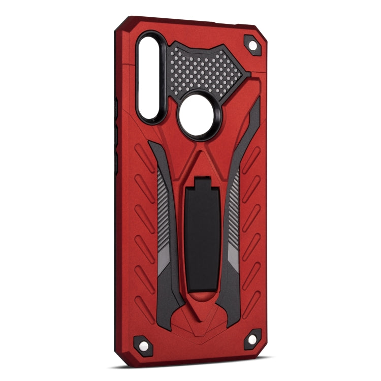 Shockproof TPU + PC Protective Case with Holder For Huawei Y9 Prime (2019)