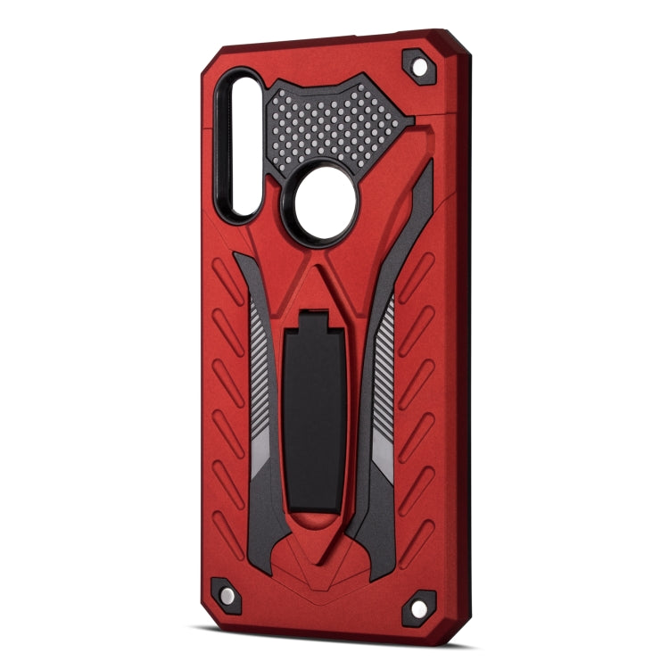 Shockproof TPU + PC Protective Case with Holder For Huawei Y9 Prime (2019)