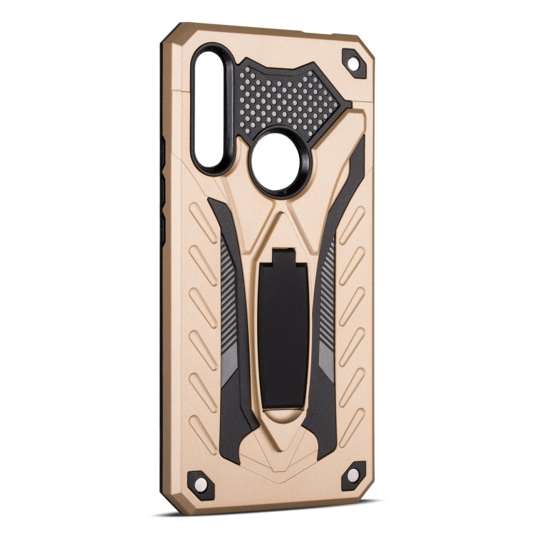 Shockproof TPU + PC Protective Case with Holder For Huawei Y9 Prime (2019)