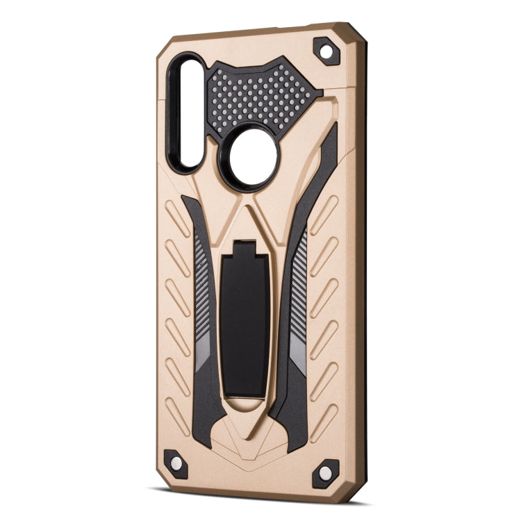 Shockproof TPU + PC Protective Case with Holder For Huawei Y9 Prime (2019)