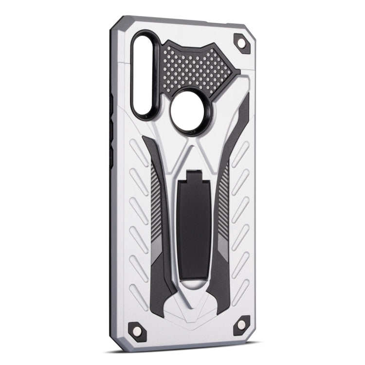 Shockproof TPU + PC Protective Case with Holder For Huawei Y9 Prime (2019)