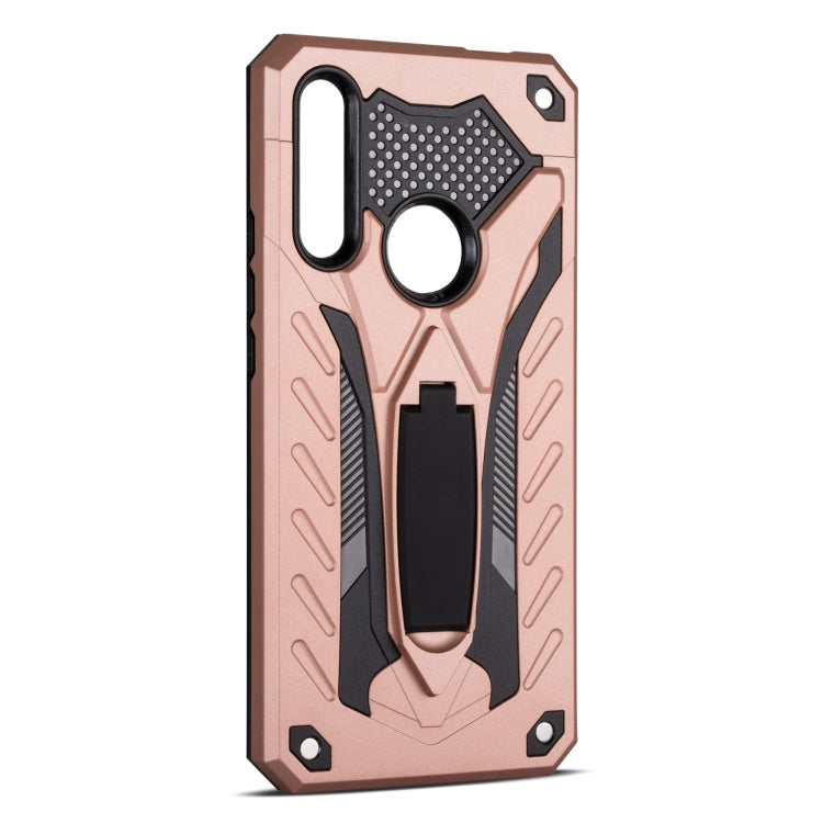 Shockproof TPU + PC Protective Case with Holder For Huawei Y9 Prime (2019)