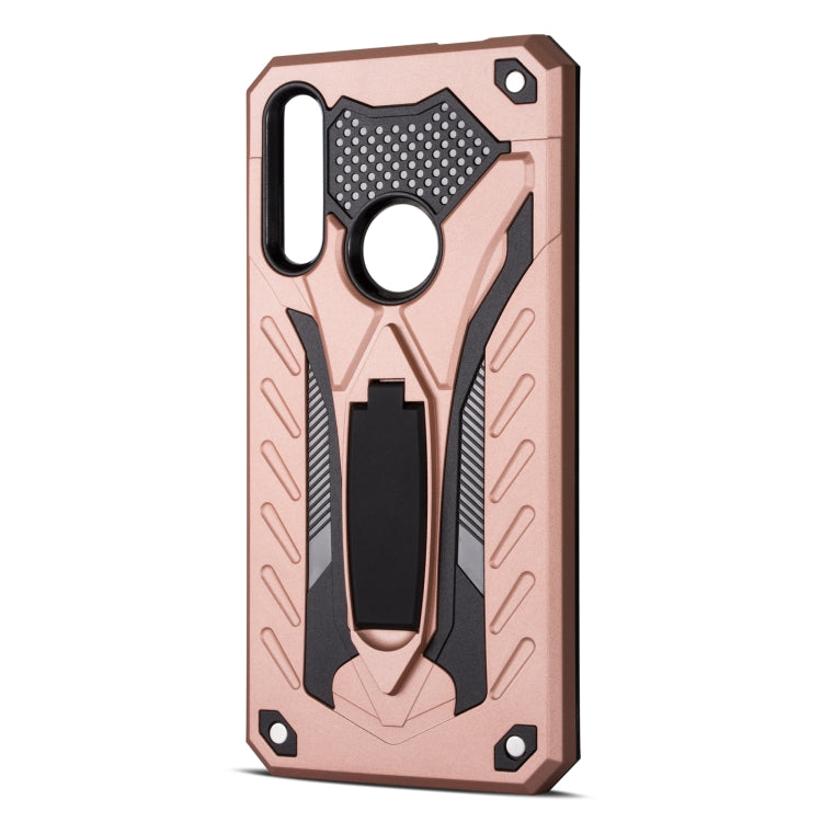 Shockproof TPU + PC Protective Case with Holder For Huawei Y9 Prime (2019)
