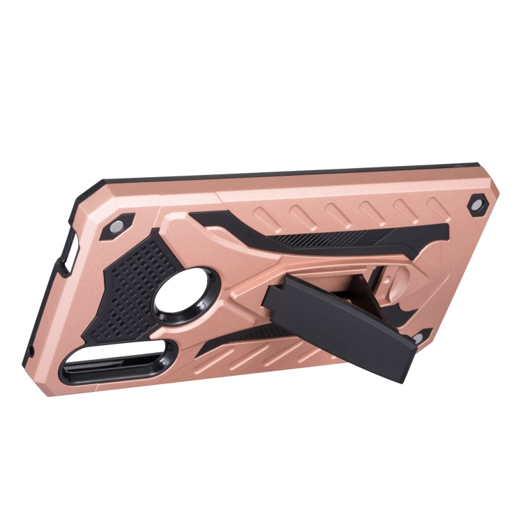 Shockproof TPU + PC Protective Case with Holder For Huawei Y9 Prime (2019)