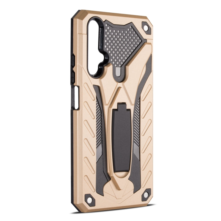 Shockproof TPU + PC Protective Case with Holder For Huawei Honor 20