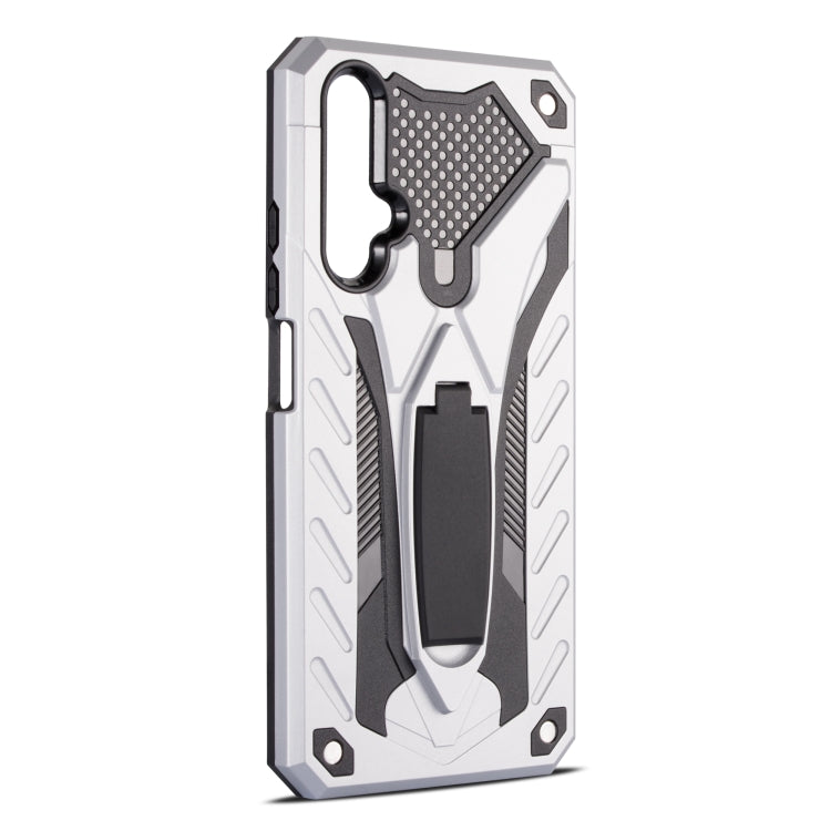 Shockproof TPU + PC Protective Case with Holder For Huawei Honor 20