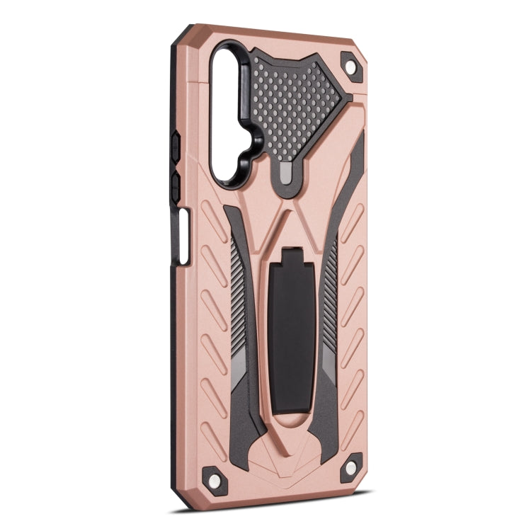 Shockproof TPU + PC Protective Case with Holder For Huawei Honor 20