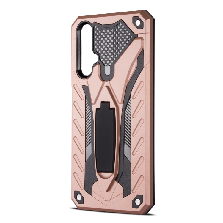 Shockproof TPU + PC Protective Case with Holder For Huawei Honor 20