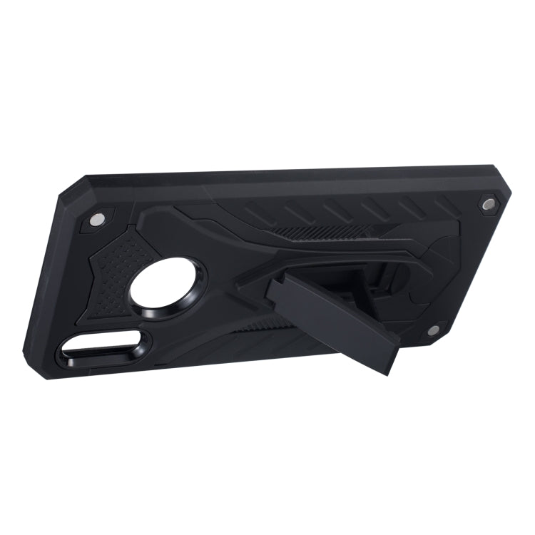 Shockproof TPU + PC Protective Case with Holder For Huawei P Smart (2019)