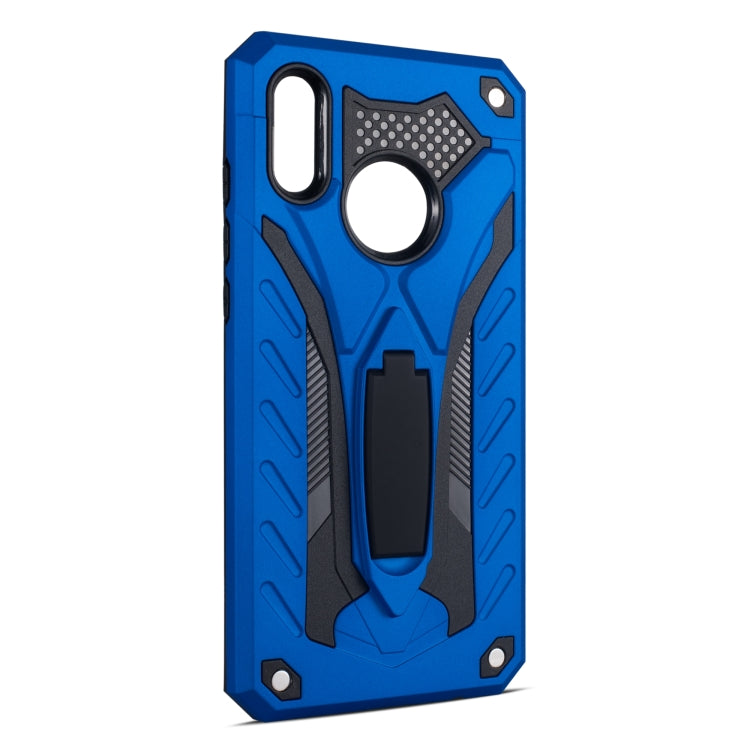 Shockproof TPU + PC Protective Case with Holder For Huawei P Smart (2019)
