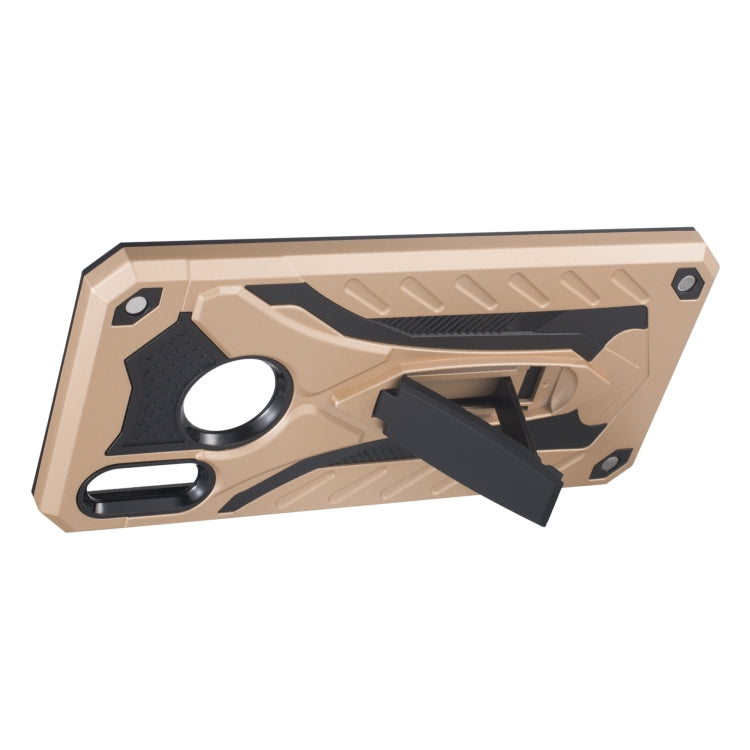 Shockproof TPU + PC Protective Case with Holder For Huawei P Smart (2019)