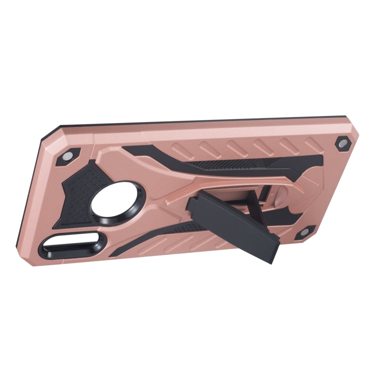 Shockproof TPU + PC Protective Case with Holder For Huawei P Smart (2019)
