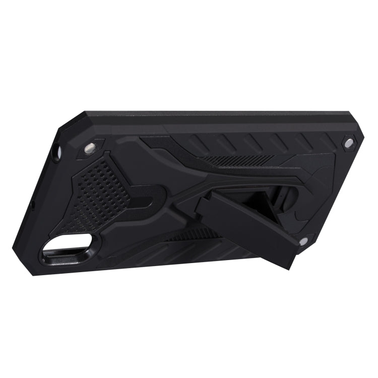 Shockproof TPU + PC Protective Case with Holder For Huawei Y5 (2019)