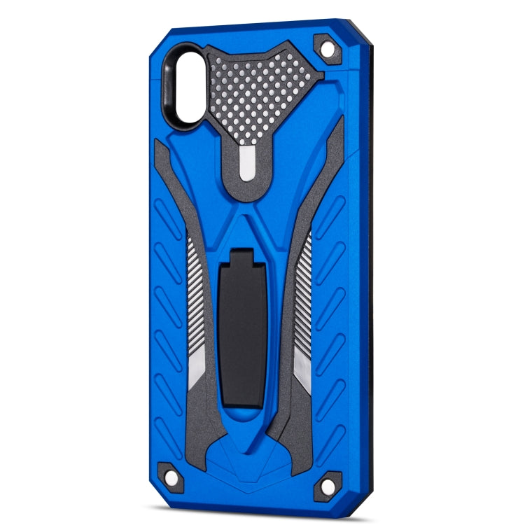 Shockproof TPU + PC Protective Case with Holder For Huawei Y5 (2019)