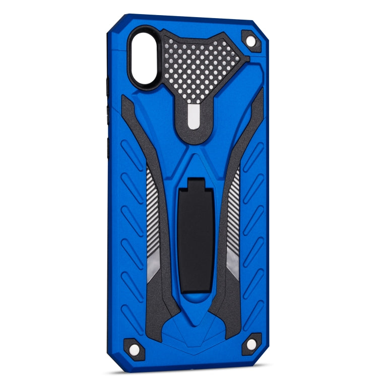 Shockproof TPU + PC Protective Case with Holder For Huawei Y5 (2019)