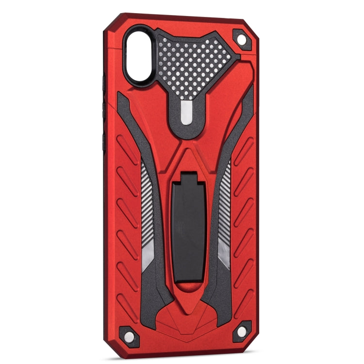 Shockproof TPU + PC Protective Case with Holder For Huawei Y5 (2019)