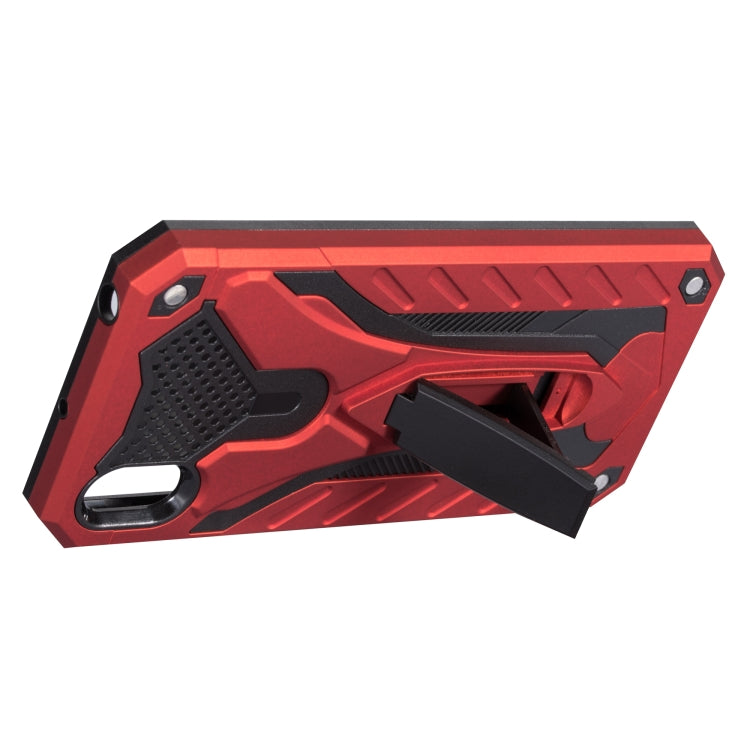 Shockproof TPU + PC Protective Case with Holder For Huawei Y5 (2019)