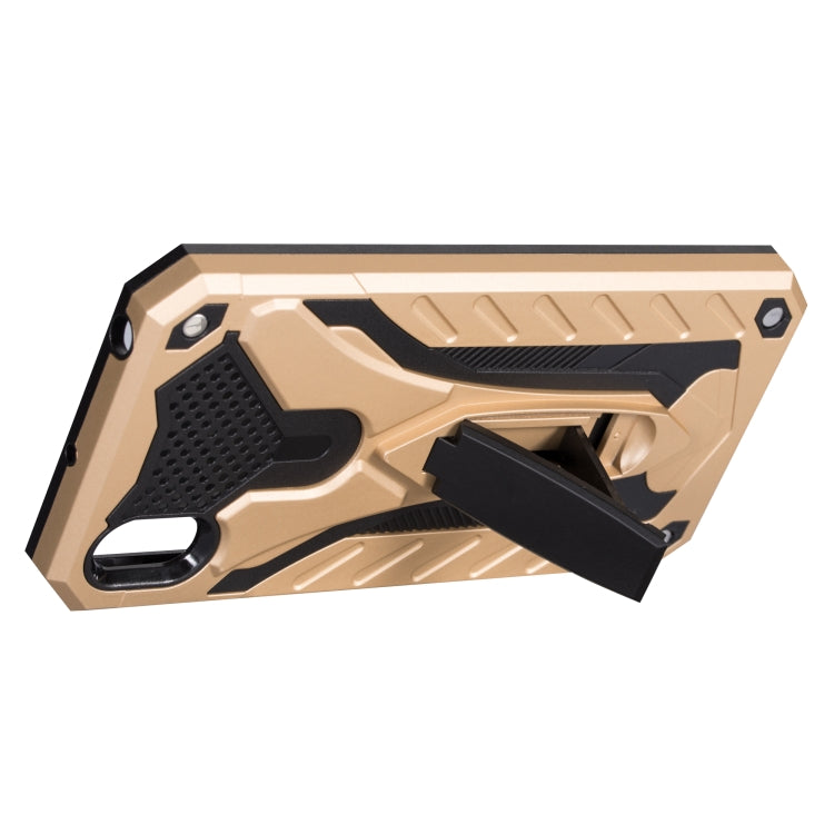 Shockproof TPU + PC Protective Case with Holder For Huawei Y5 (2019)