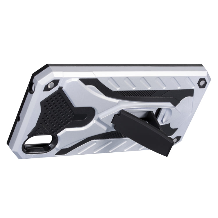 Shockproof TPU + PC Protective Case with Holder For Huawei Y5 (2019)
