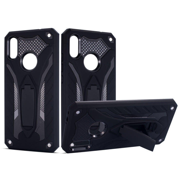 Shockproof TPU + PC Protective Case with Holder For Xiaomi Redmi Note 7