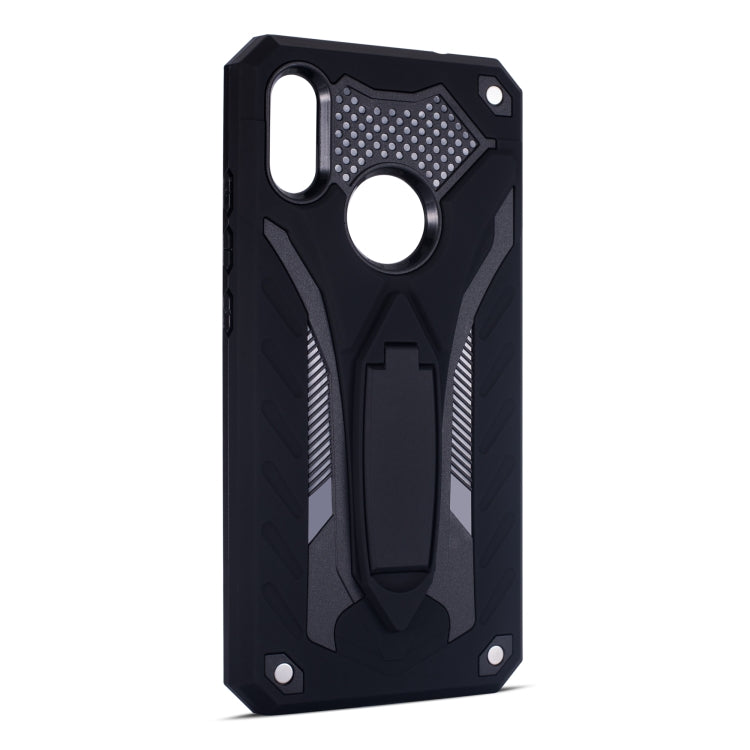 Shockproof TPU + PC Protective Case with Holder For Xiaomi Redmi Note 7