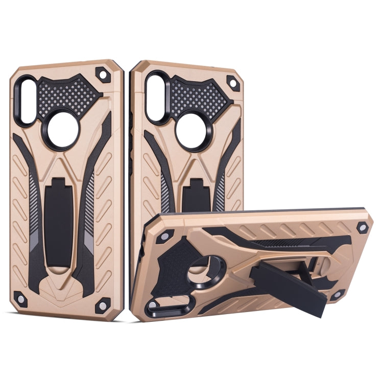 Shockproof TPU + PC Protective Case with Holder For Xiaomi Redmi Note 7