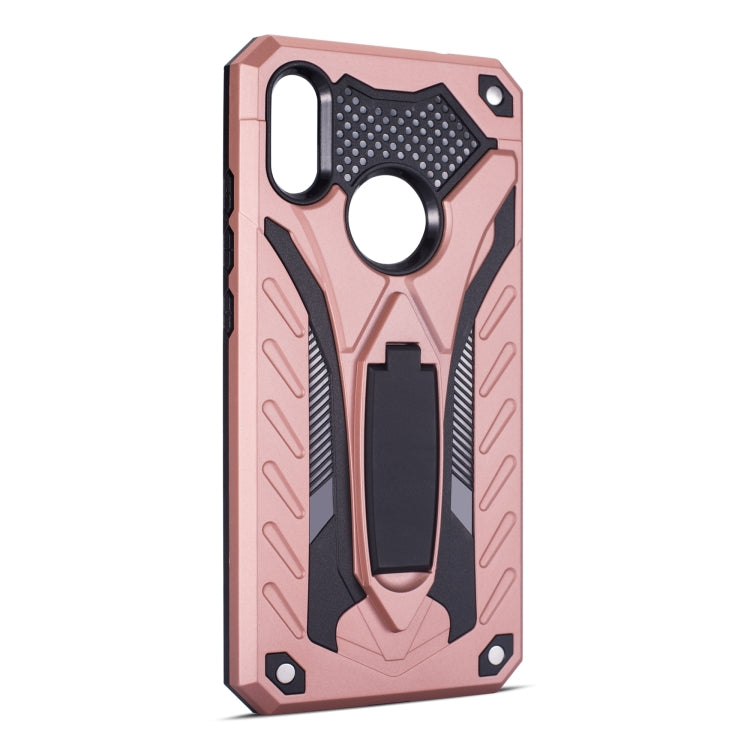 Shockproof TPU + PC Protective Case with Holder For Xiaomi Redmi Note 7