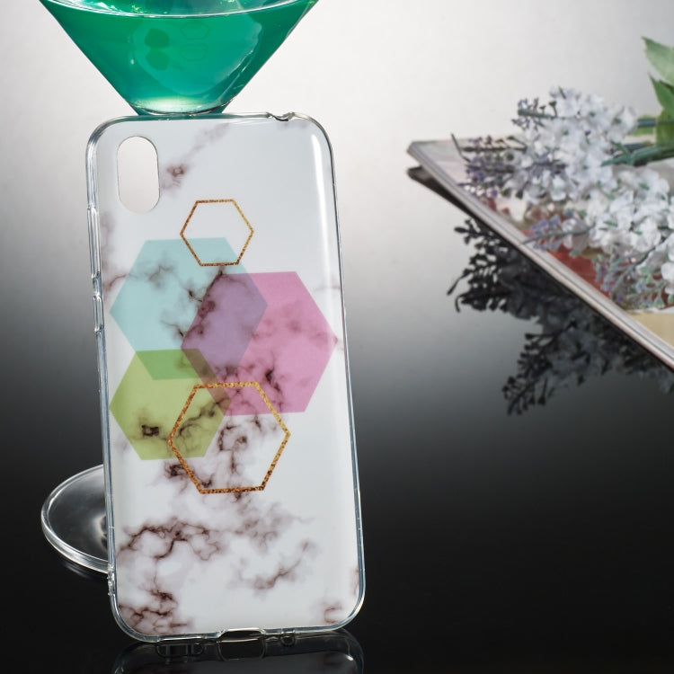 Coloured Drawing Pattern IMD Workmanship Soft TPU Protective Case For Huawei Y5 2019