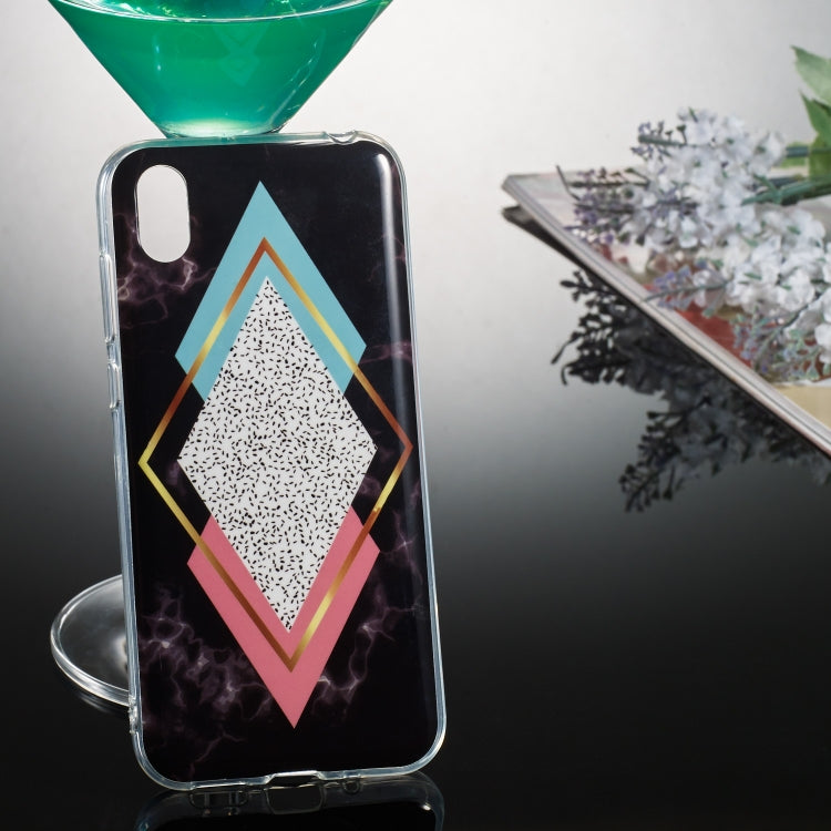 Coloured Drawing Pattern IMD Workmanship Soft TPU Protective Case For Huawei Y5 2019