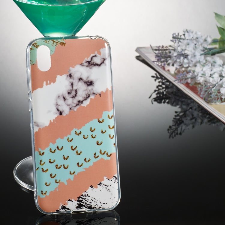 Coloured Drawing Pattern IMD Workmanship Soft TPU Protective Case For Huawei Y5 2019