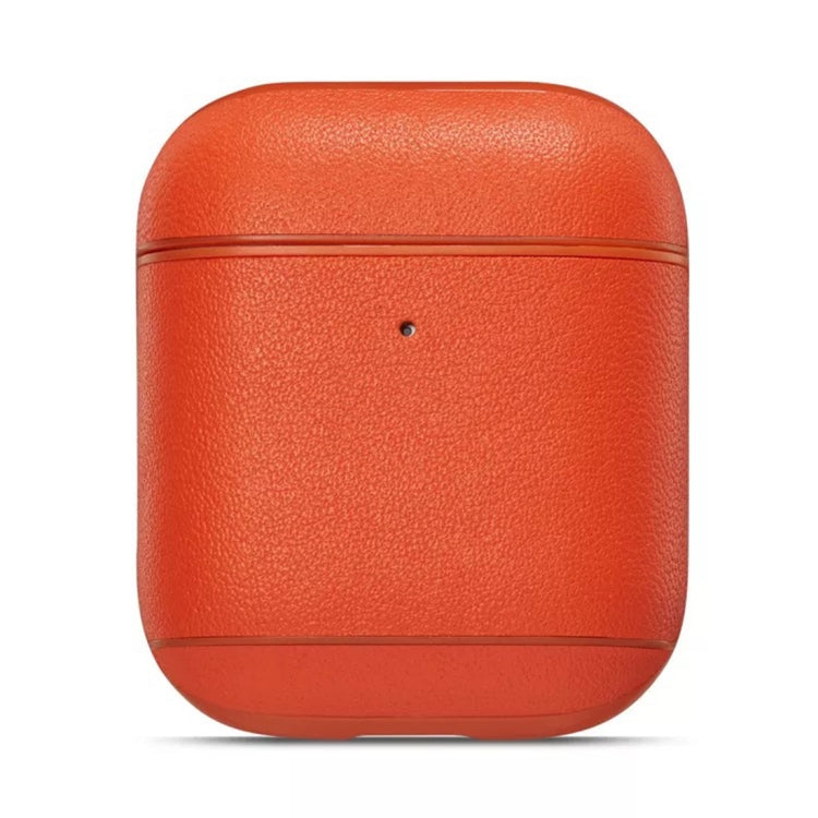 Genuine Leather Earphone Protective Case for Apple AirPods 1 / 2