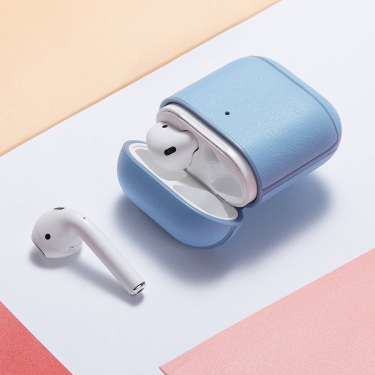 Genuine Leather Earphone Protective Case for Apple AirPods 1 / 2