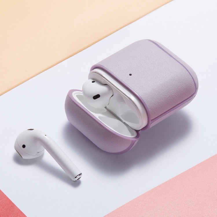 Genuine Leather Earphone Protective Case for Apple AirPods 1 / 2