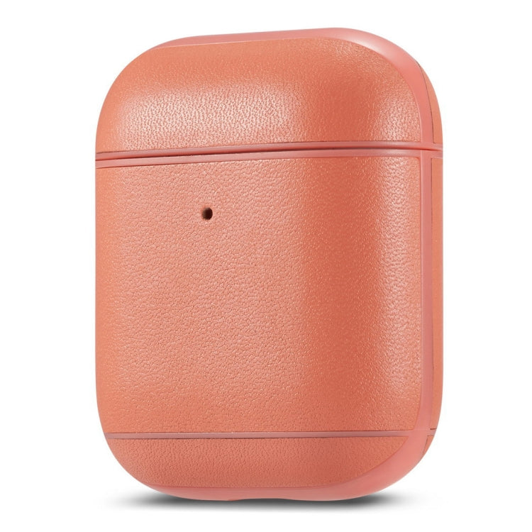 Genuine Leather Earphone Protective Case for Apple AirPods 1 / 2