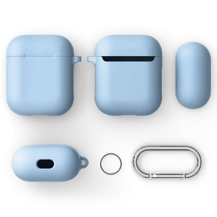 Split Thick Silicone Earphone Protective Case for Apple AirPods, with Hook