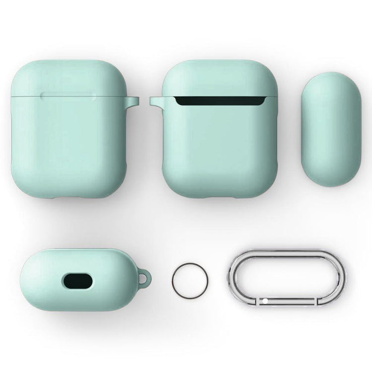 Split Thick Silicone Earphone Protective Case for Apple AirPods, with Hook