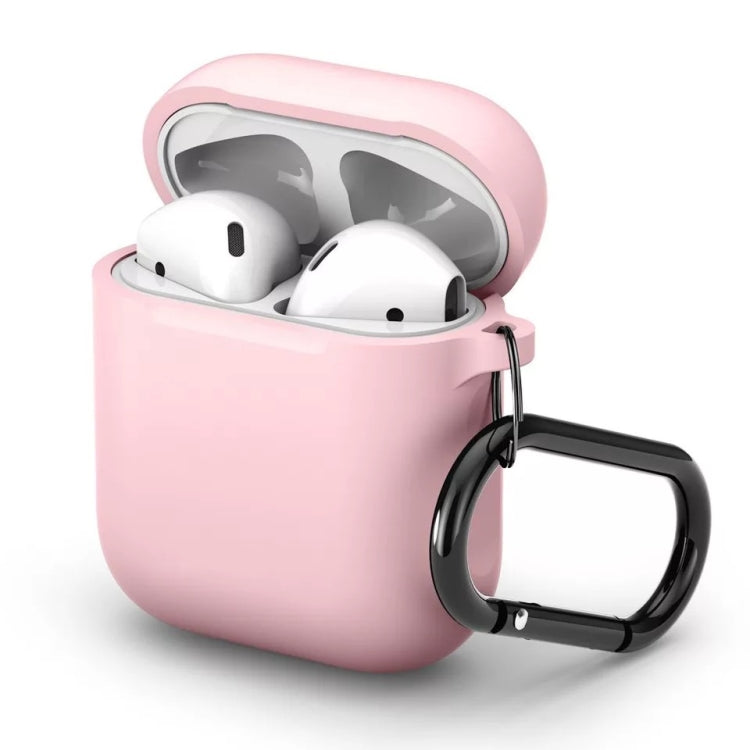 Split Thick Silicone Earphone Protective Case for Apple AirPods, with Hook