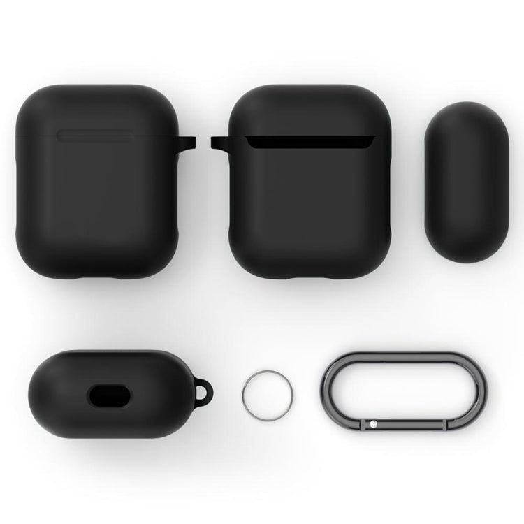 Split Thick Silicone Earphone Protective Case for Apple AirPods, with Hook