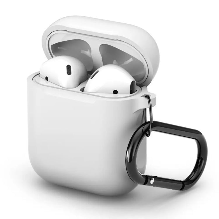 Split Thick Silicone Earphone Protective Case for Apple AirPods, with Hook