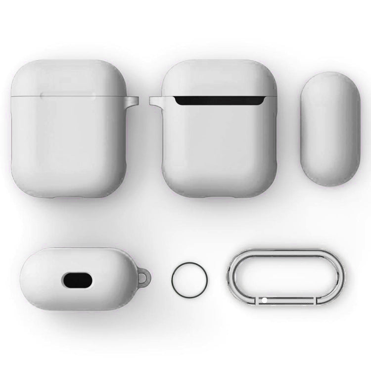 Split Thick Silicone Earphone Protective Case for Apple AirPods, with Hook