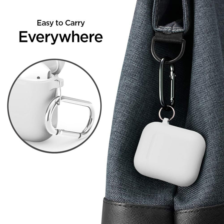 Split Thick Silicone Earphone Protective Case for Apple AirPods, with Hook