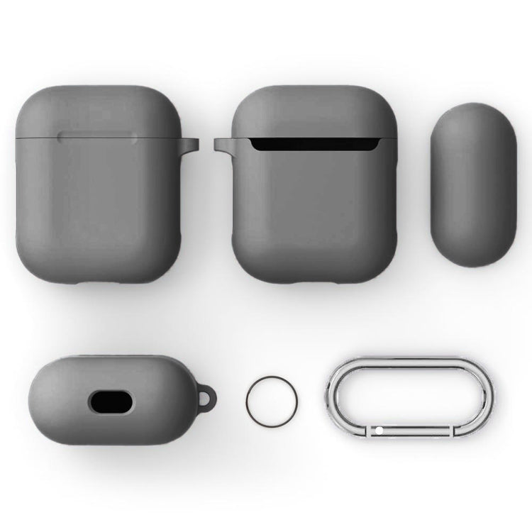 Split Thick Silicone Earphone Protective Case for Apple AirPods, with Hook